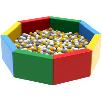 Мягкий бассейн многоугольный 150х150 см HOP-HOP